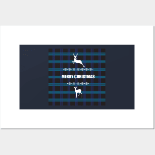 Christmas reindeer Posters and Art